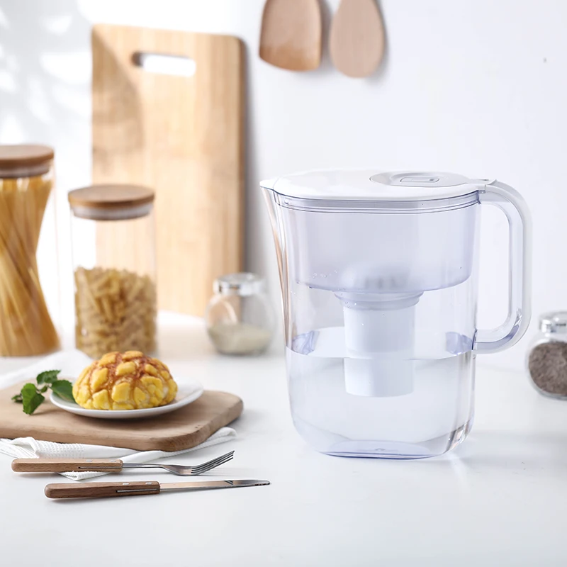 Food-grade material 10 cup water filter with activated carbon filter replacement cartridge