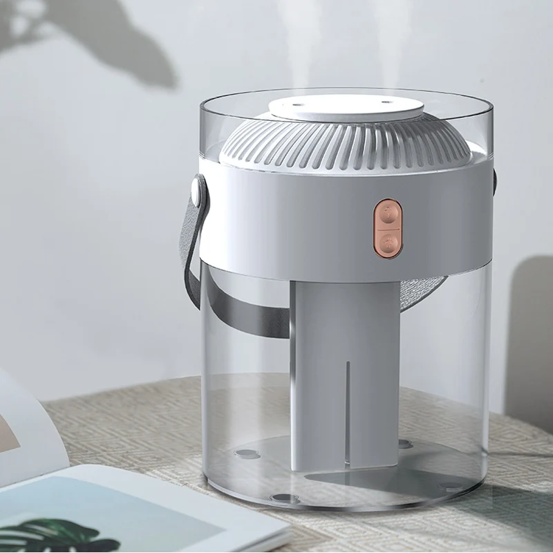 New Innovative USB Rechargeable Large Capacity Portable Ultrasonic Air Atomizer Double Spray Cool Mist Humidifier