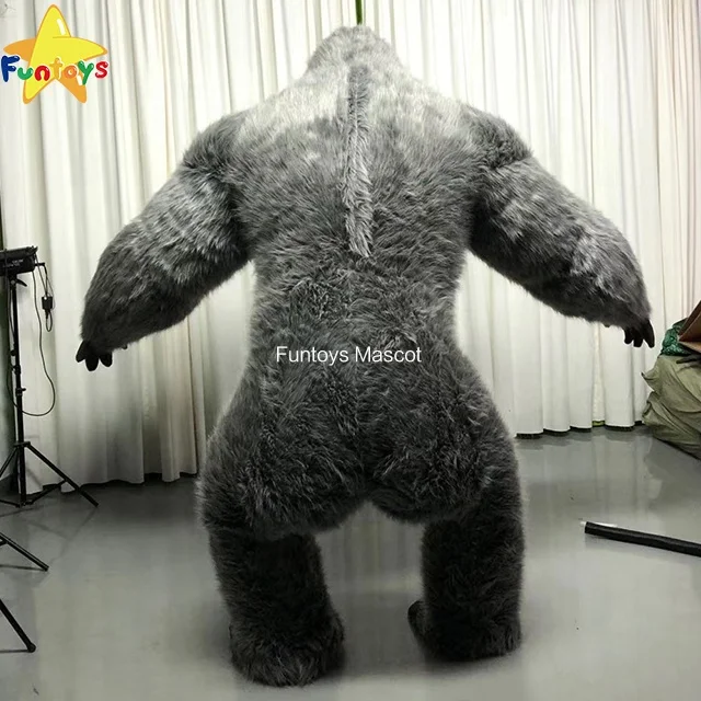  Funtoys CE Ape надувной костюм гориллы талисман 2 6 м King Kong пользовательский Аниме Косплей маскоте тема маскарадный наряд