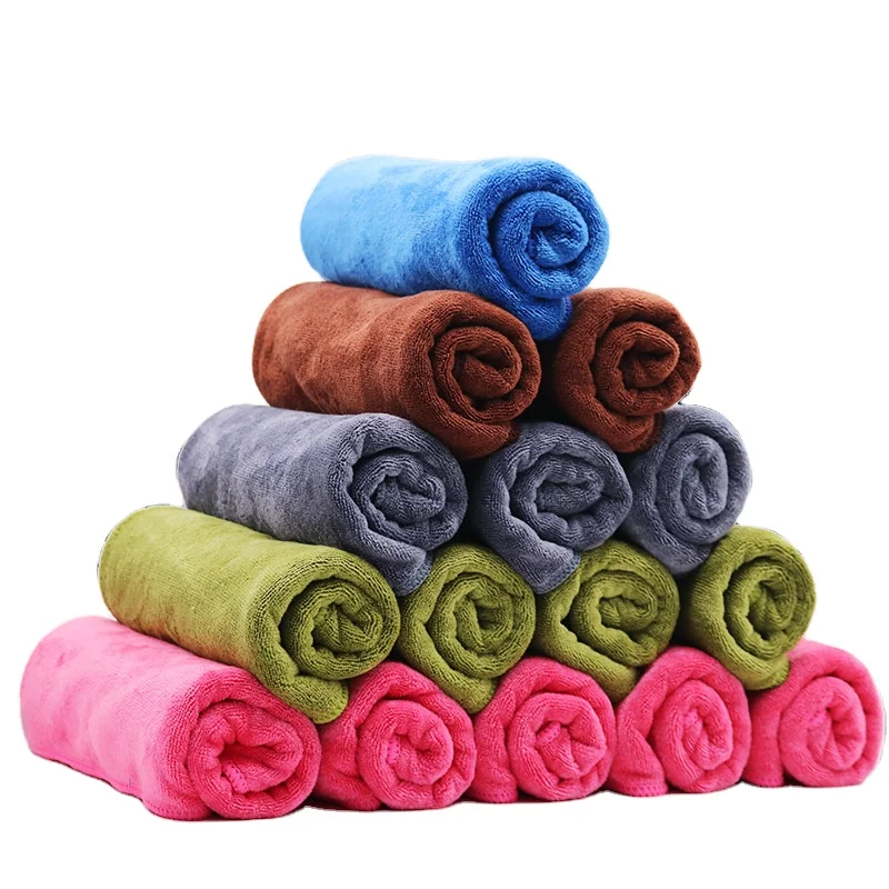 80 polyester 20 polyamide microfiber towel for hair after the bath