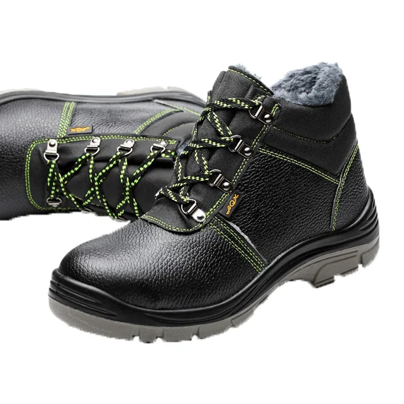 Зимние рабочие ботинки; Теплые мужские ботинки на меху; Безопасная обувь со стальным