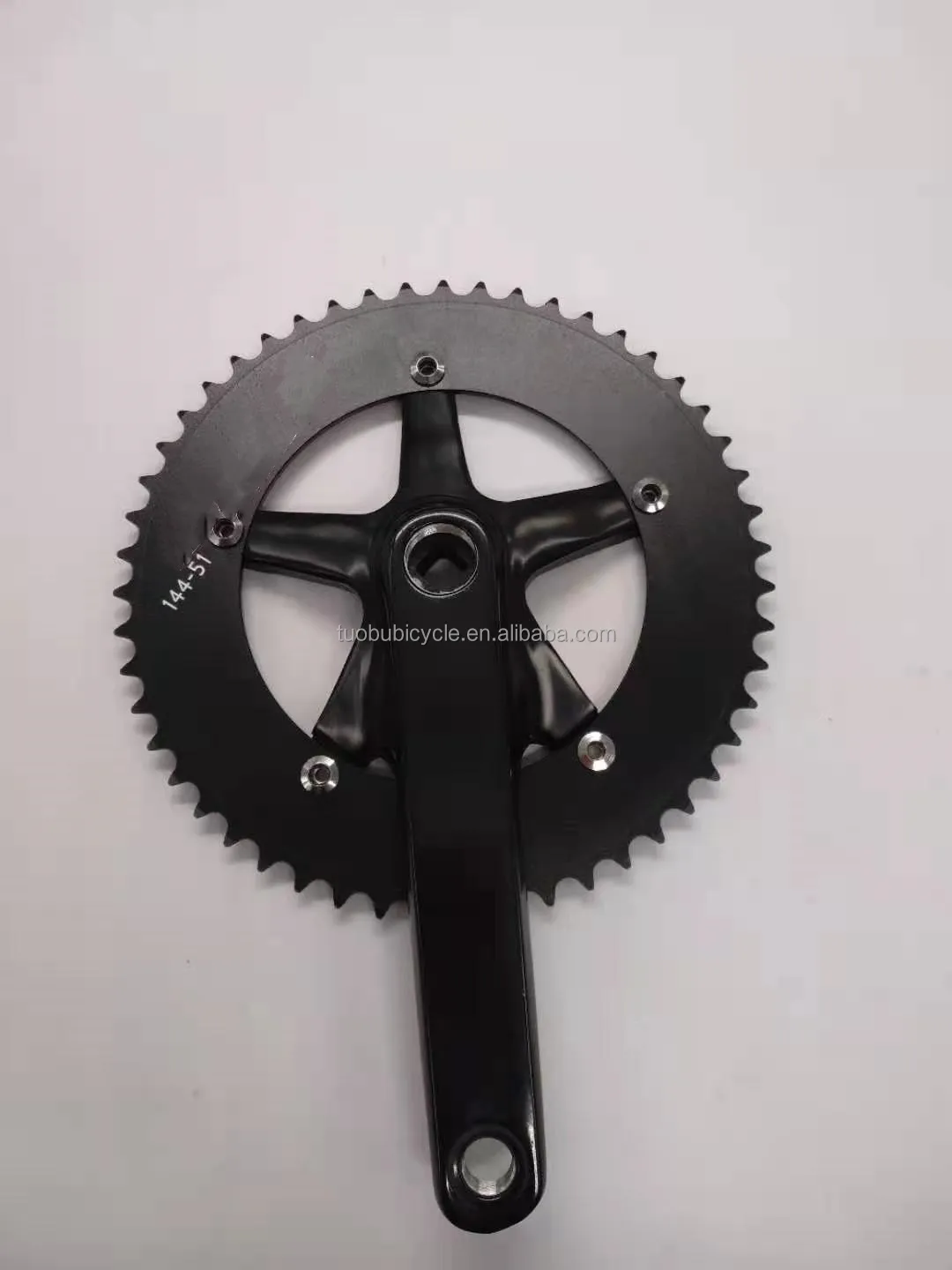 Hot sale TUOBU  Fixed bike  Crankset Single Speed track  road bicycle Fixed Gear 700c Chainwheel crank