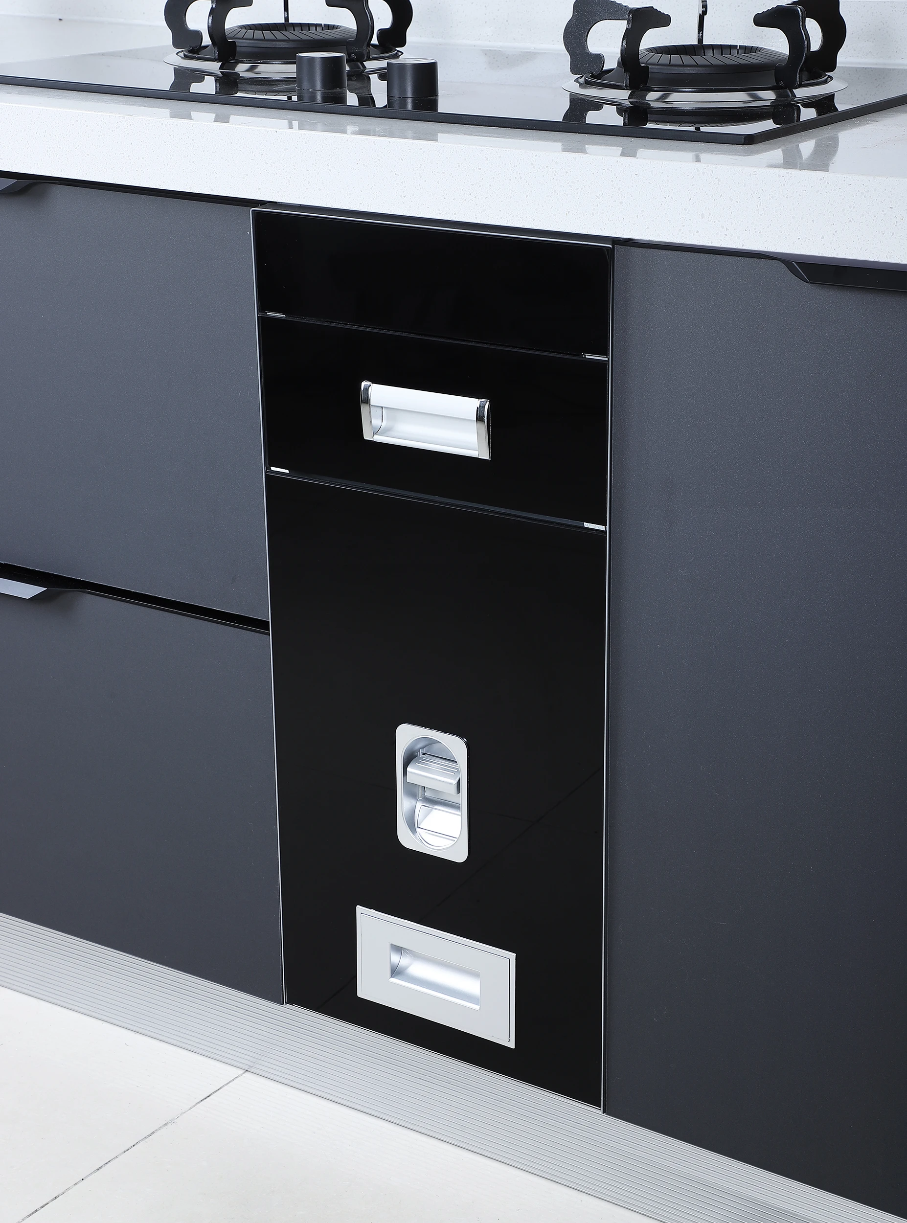 Healthy Kitchen Use Cabinet Style Rice Dispenser Box Kitchen Rice Cabinet Stainless Steel Rice Cabinet