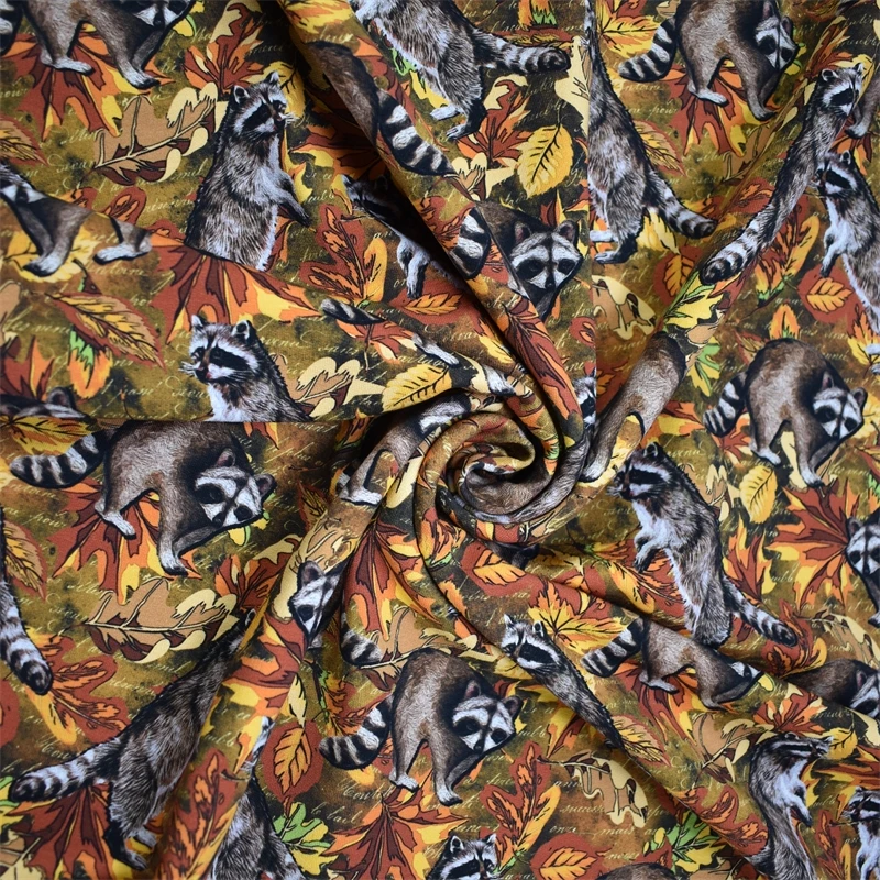 Cartoon Spandex plain knitted fabrics Digital custom printing cotton spandex fabric for baby lGirl Baby Clothing Fabric Supplier