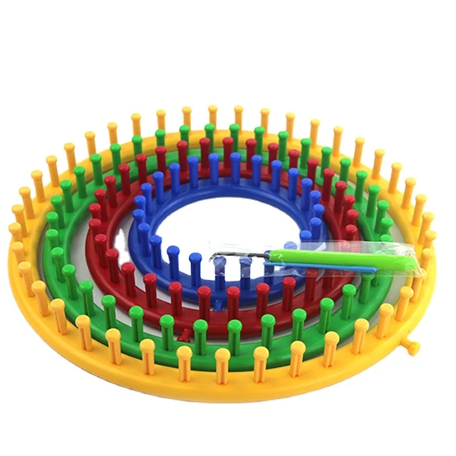LR02# knitting accessories factory shingmore bridge hot wholesale DIY plastic round yarn loom for hand craft
