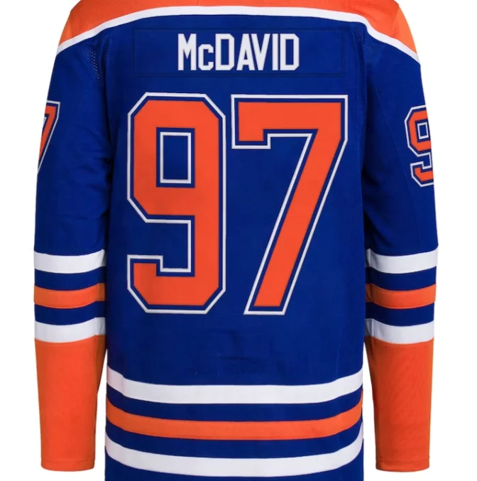 Ready to Ship Edmonton Connor McDavid Royal Home Best Quality Stitched Hockey Jersey