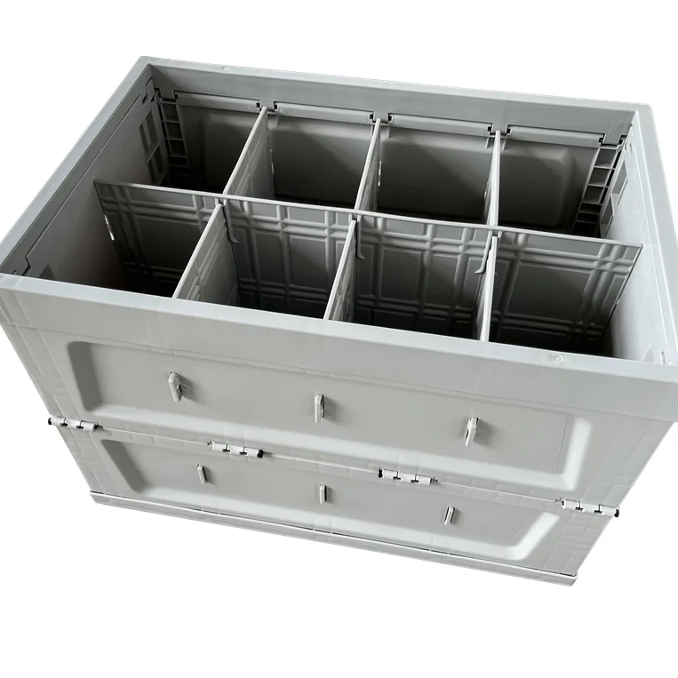 cheap price 600x400x400 mm PP material Moving Collapsible Storage Box Plastic Storage Box Folding Crate for warehouse
