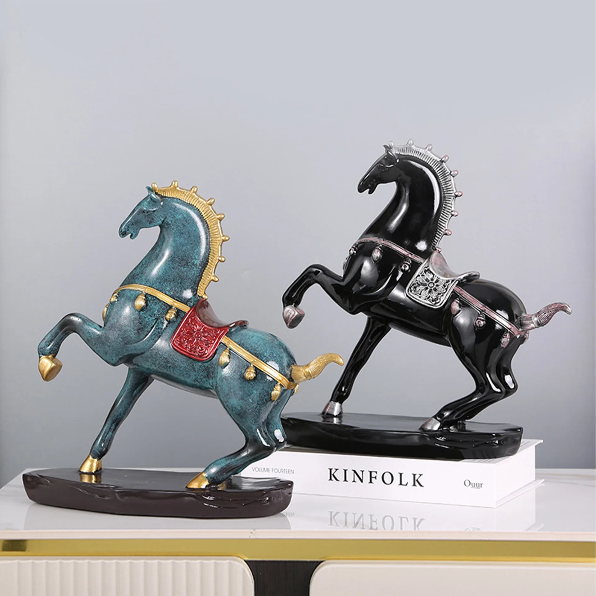 Home horse to success decoration porch creative desk resin craft horse decoration decoration vacated horse arts and crafts