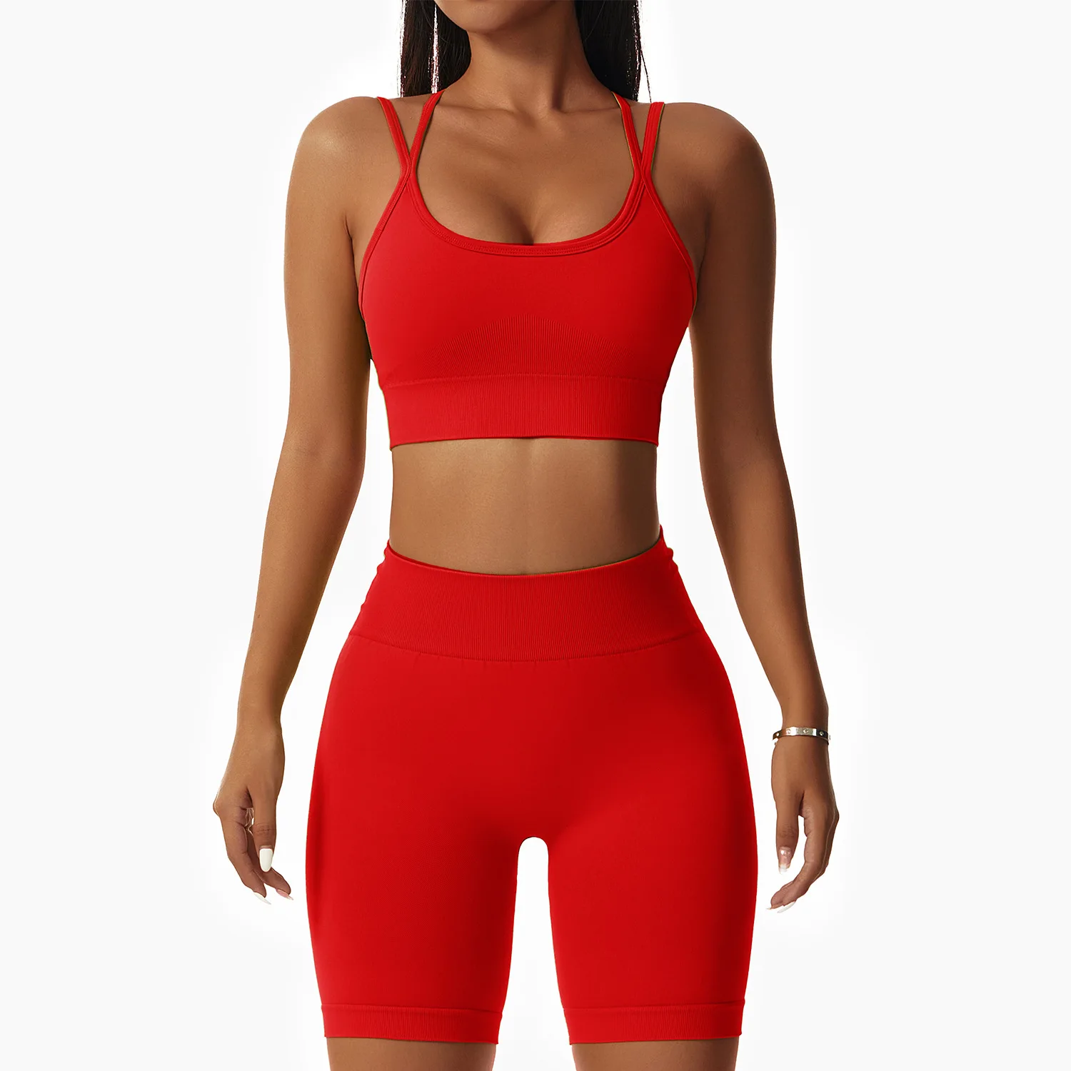2024 Custom Logo Women Seamless Yoga summer beach Sports Bra Gym Fitness Wear