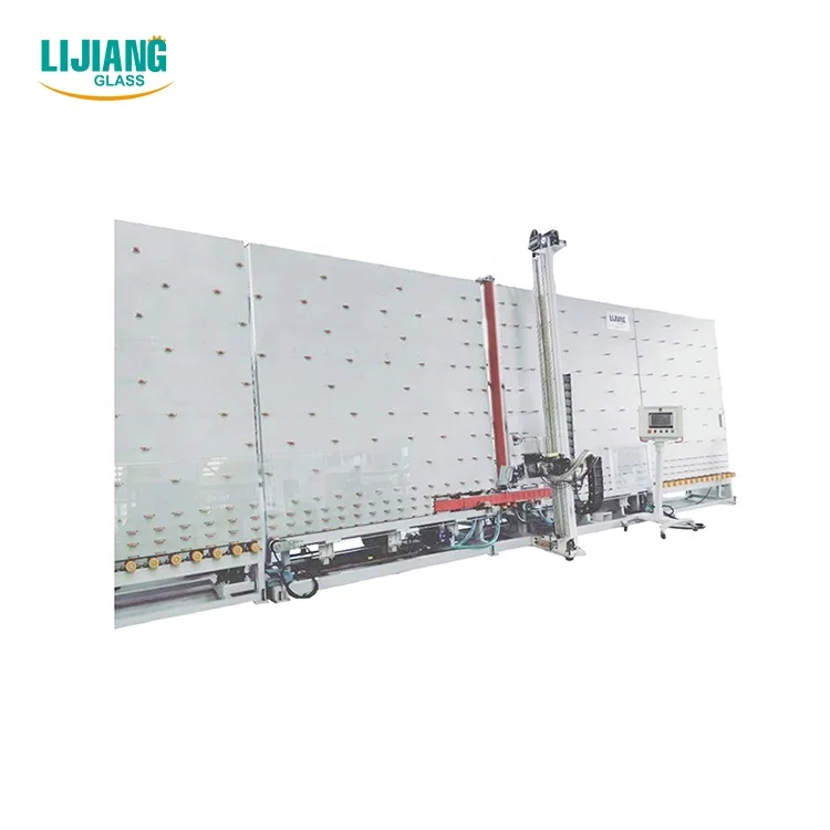 Fully Automatic Smart Vertical Four-axis Low-E Glass Edge Deleting Machine Can Remove the Film the Four Sides on the Same Table