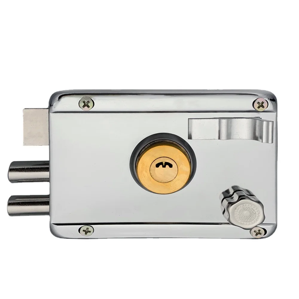 Exterior Iron Door Locks Security Anti-Theft Lock Multiple Insurance Lock Hardware Household Indoor Dormitory