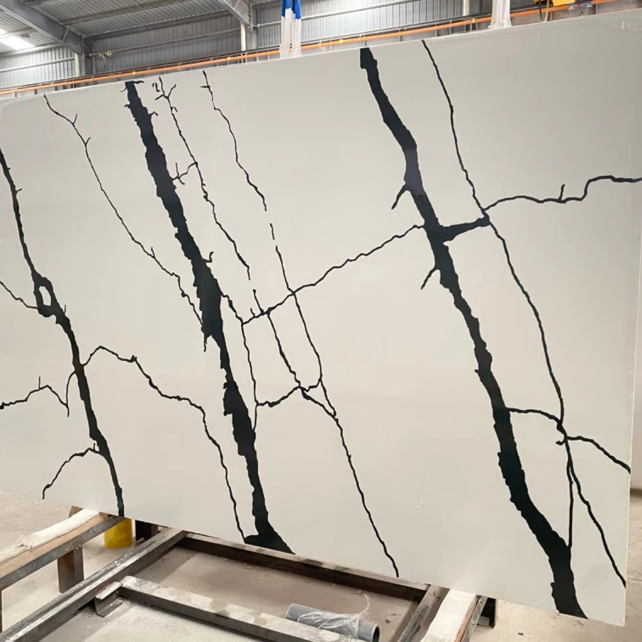 Full Body Veining Calacatta Gold Sintered Stone For Kitchen Countertop Artificial 3200*1600*12mm Calacatta Gold Marble Slab