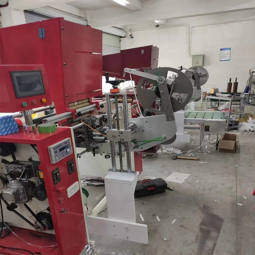 
FMC-500MM full automatic kitchen aluminum foil rewinder machine 