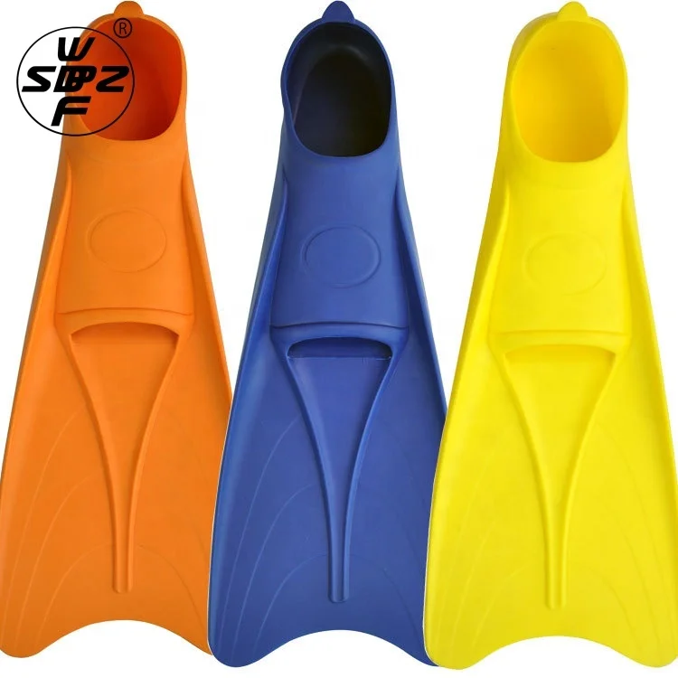 High Quality Adults And Children Training Swimming Diving Fins Custom Silicone Fins