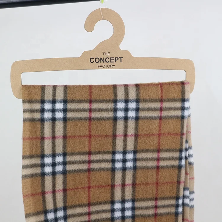 Custom Logo Printed 3.0MM Thickness Kraft Paper Scarf Display Hanger Towel  Display Hook