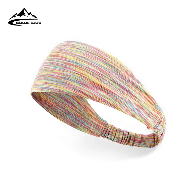 GOLOVEJOY XTJ35 Custom Outdoor Womens Headbands Sports Accessory Elastic Cycling Yoga Womens Headbands