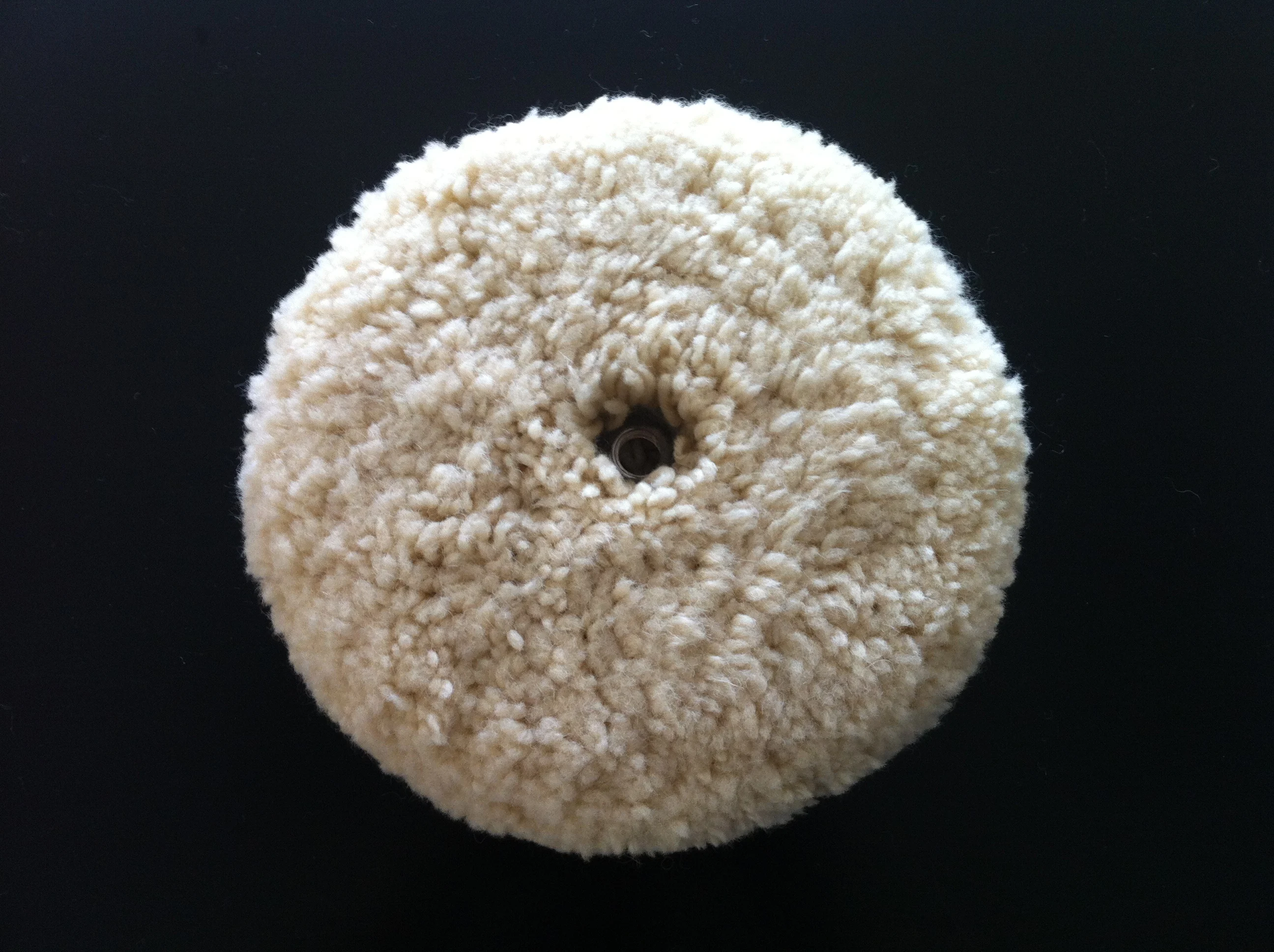 100%Australia natural color woolen polishing pad 7' inch