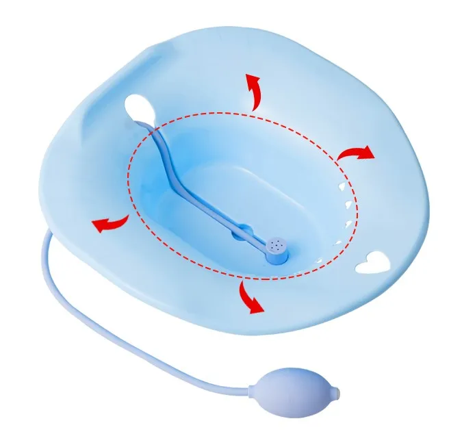 Best Selling Hip Bath Sitz Bath Washing Hip Basin Folding Portable Bidet Fits Yoni Steam Seat Care Basin Bathroom