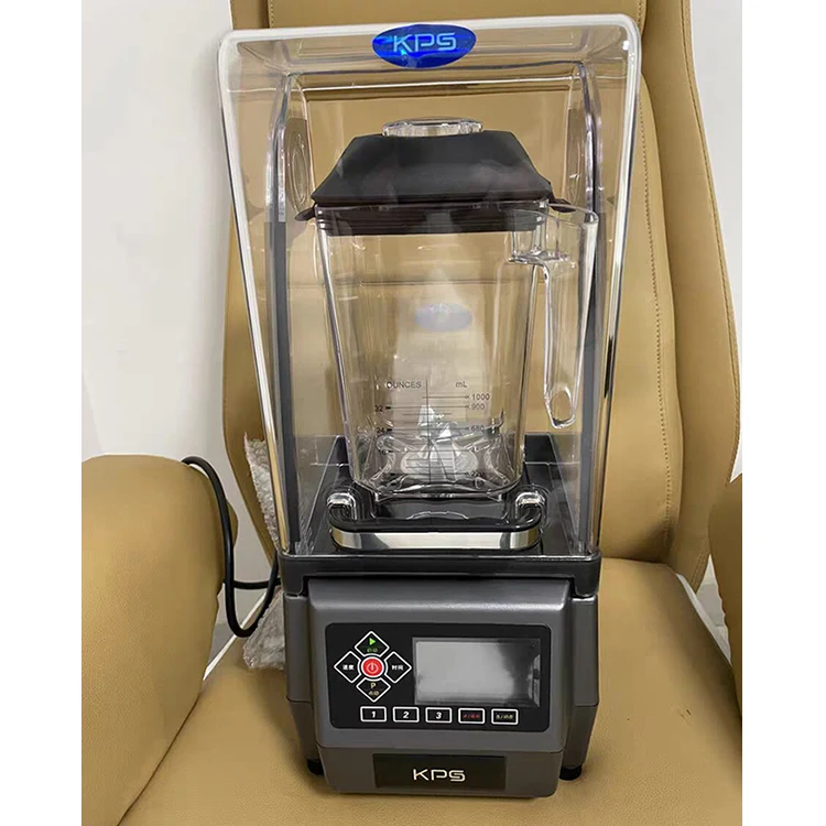 KPS High Power Industrial Juicer Mixer Machine Soundproof Smoothie Blender For Coffee Shop And Home