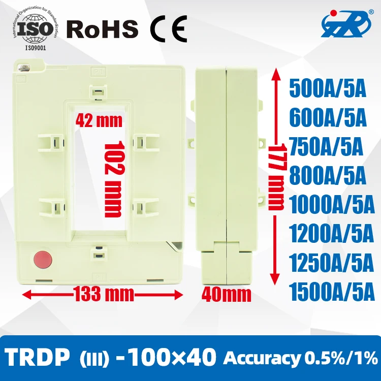 Residual Cast Resin Nanocrystalline Split Core Zero-phase AC Current Transducer Mutual DC Current Transformer
