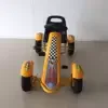 Kids Ride on Motorbike Car Police Motorcycle 6V Battery Horn Headlight Built-in Music 25kg Capacity 4 Wheels go kart