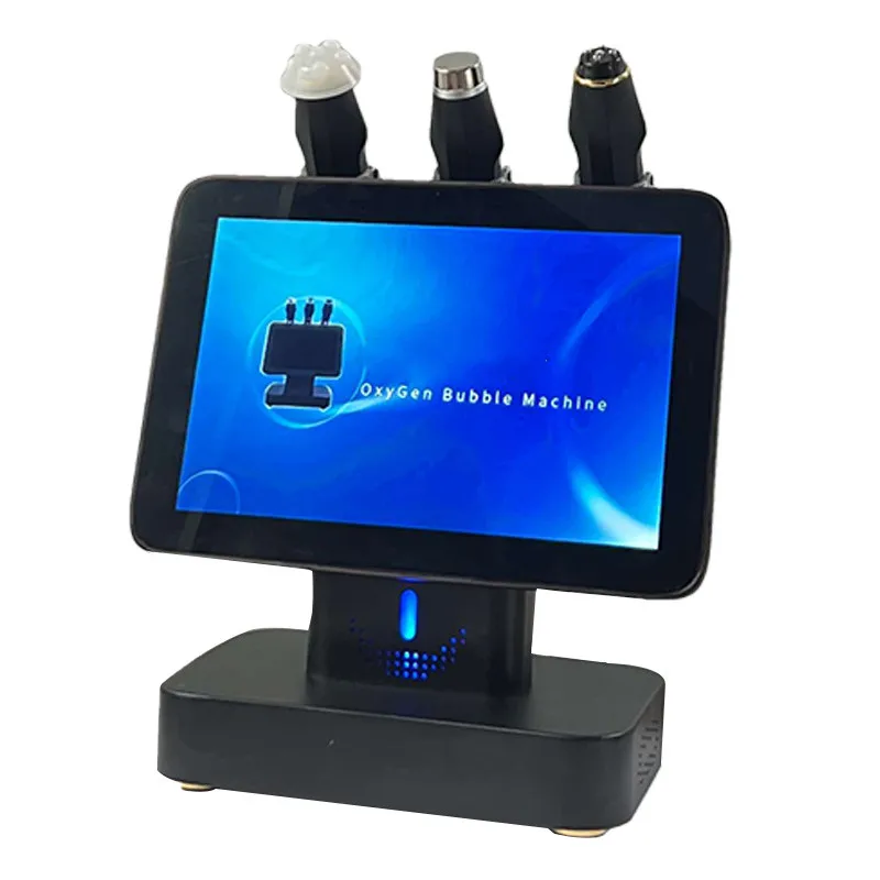 Portable 3 In 1 CO2 Oxygen RF Skin Tightening Equipment Bubble Oxygen Therapy Facial Machine