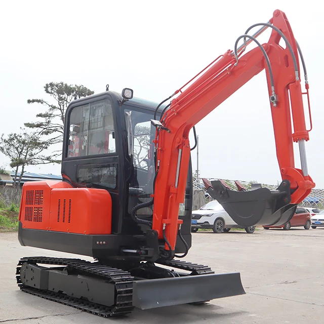 Cheapest Price 3.0 Ton 3.5 Ton 4.0 360 Degree Rotation Ton Mini Excavator  crawler excavator with factory price