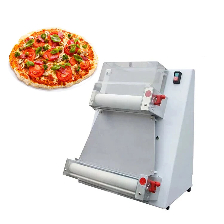 Wholesale Buy Rolling Pizza Press Machine Automatic Pizza Dough Mouder Former Pizza Roller Sheeter Flattener Flatener Machine