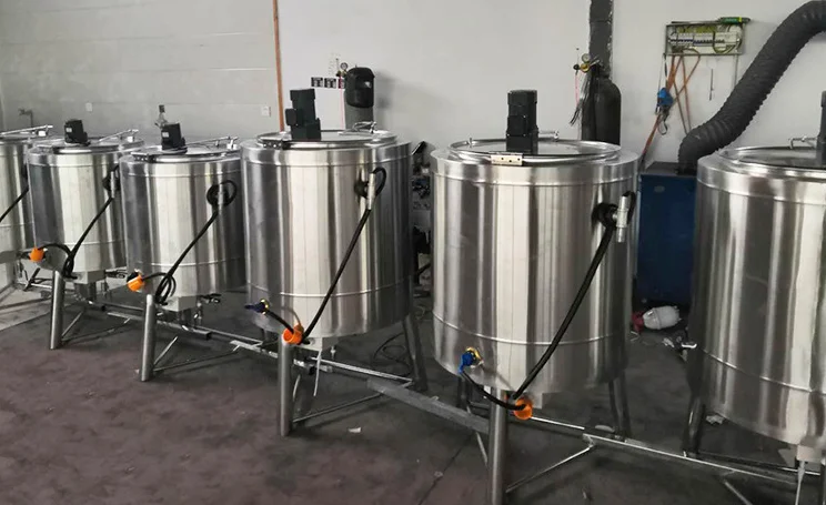 1000 Liters Milk Cooling Storage Tank Liquid Fresh-keeping Tank