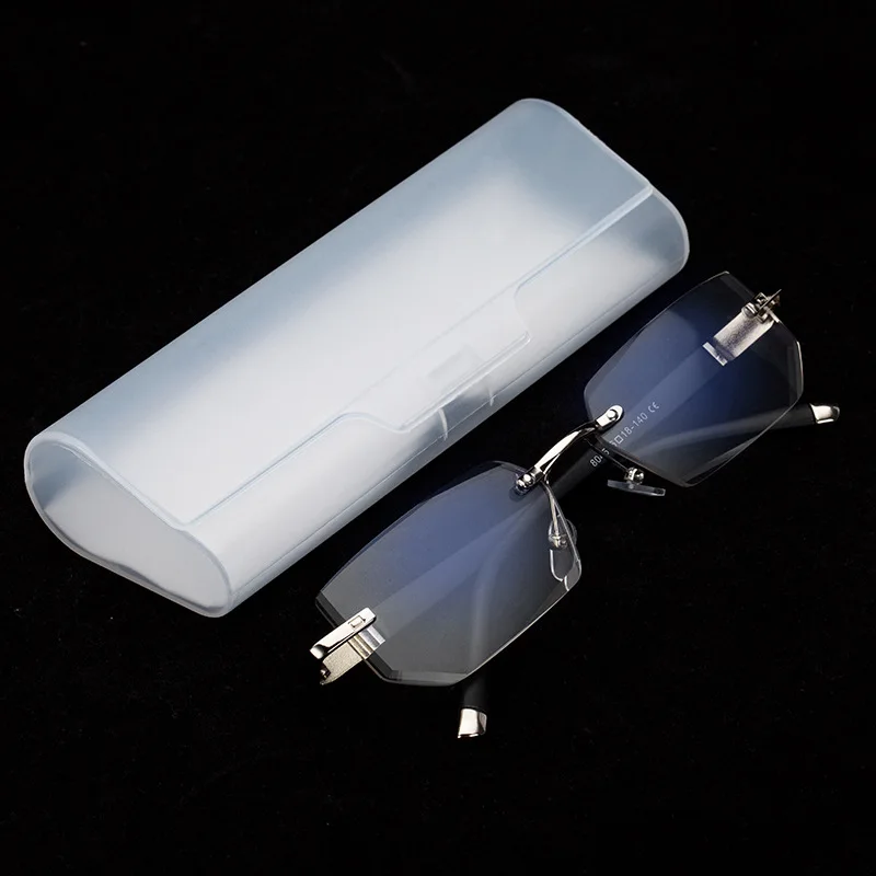 Reading glasses DY8045 new blue light old man reading a book to see the fine print proof dedicated his rimless glasses