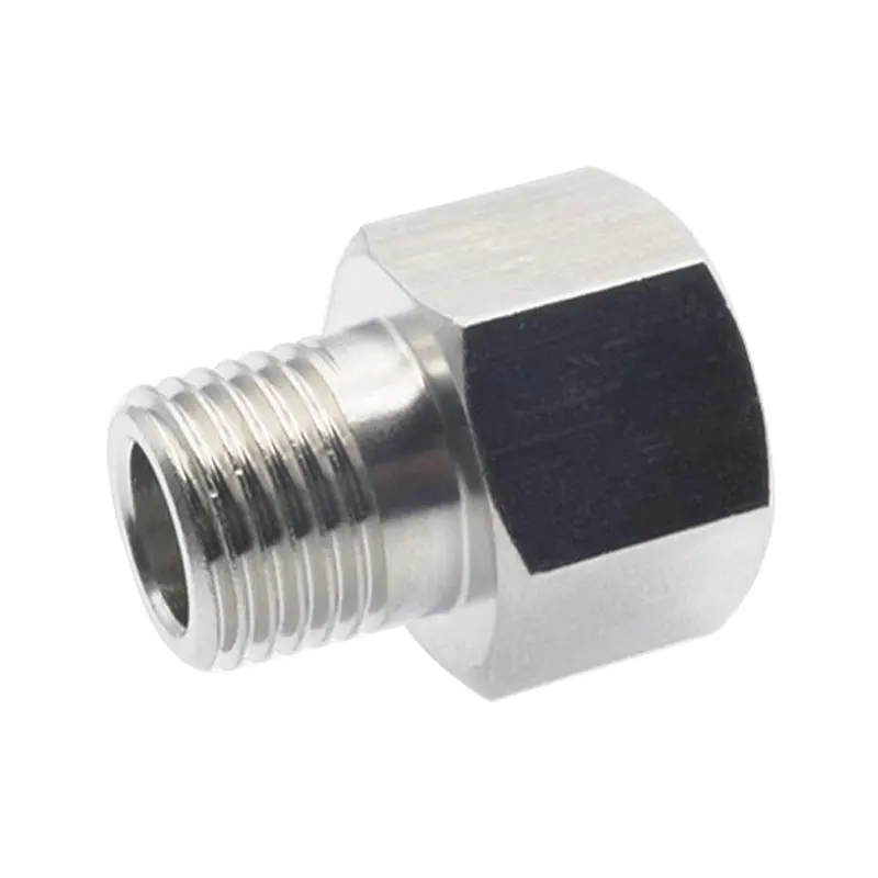 YB inner G1/4-outer 1/8 straight through YB inner G3/8-outer 1/8/YB inner G1/2-outer 1/8 stainless steel joint