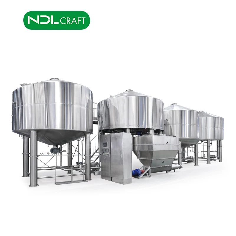 12000L Beer Production Plant Industrial Brewing Equipment Four-vessel Brewhouse Stainless Steel 304/316