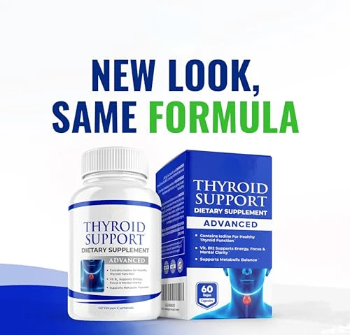 Best Seller Private Label Thyroid Support Supplement Capsules Vitamin B12 Complex Copper for Thyroid Support & Energy Management