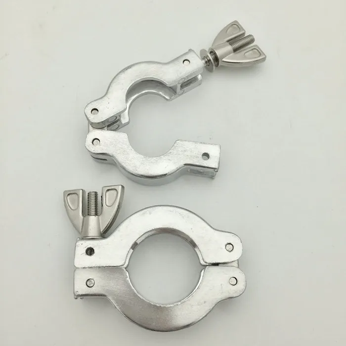 Flange Clamp Aluminum Vacuum Fittings KF16 KF25 KF40 KF50 Wing Nut Clamp for Vacuum Pipe