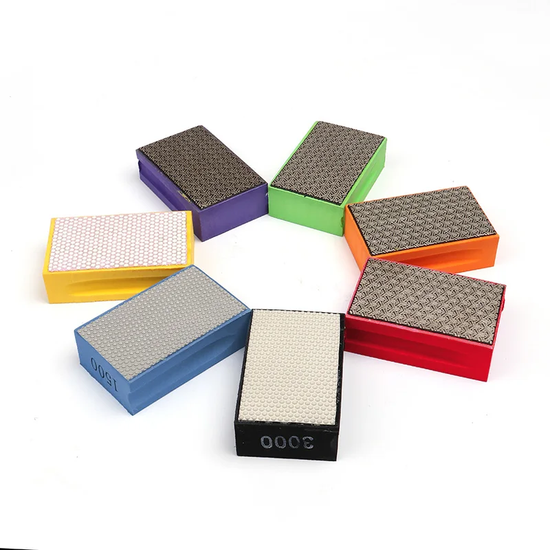 Diamond Hand Polishing Pad Tile Abrasive Grinding Stone Marble Tool Ceramic Sanding Disc Polisher Sanding Block