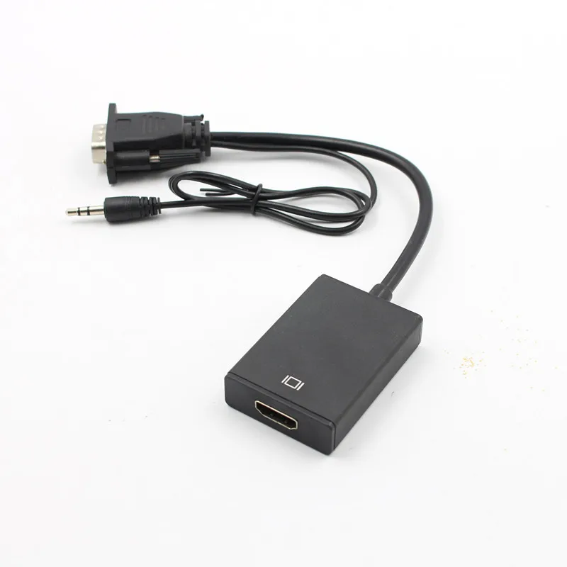 Full HD 1080P VGA to HDMI-compatible Converter Adapter Cable With Audio Output VGA HD Converter Cable