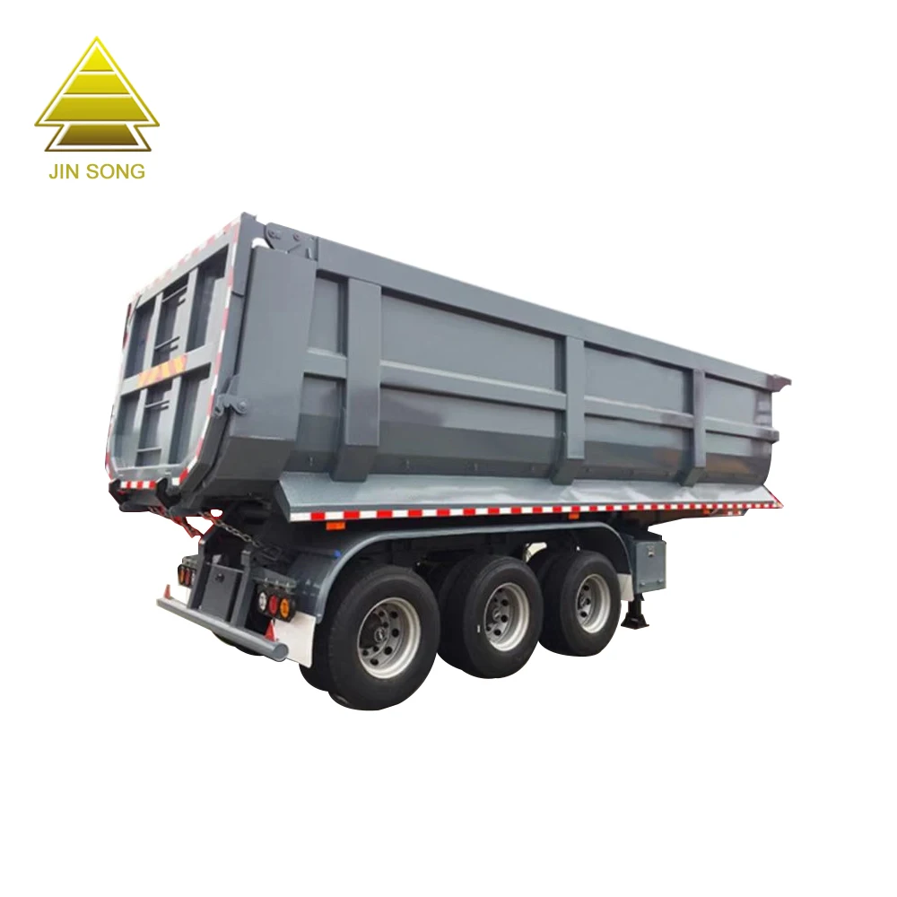 Tipping Trailer U Shape Heavy Duty Dump Truck Semi Trailer for Sand/Stone/Coal/Mineral Transport