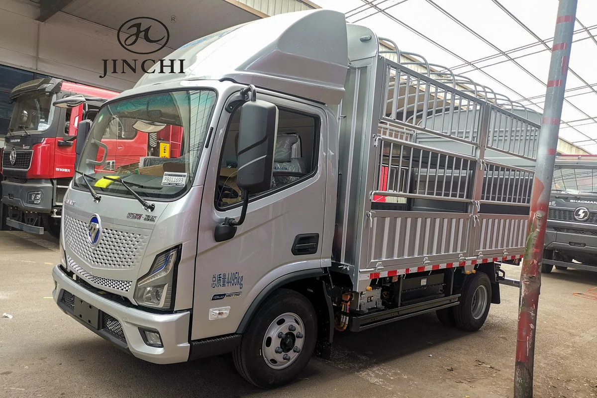 Foton electric trucks 4.5T 4.17m single row plug-in hybrid power grid light truck New Energy Vehicles