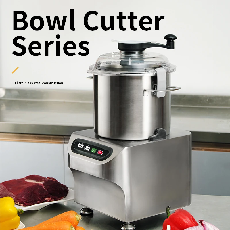 ASAKI manufacturer hot sale electric commercial multi-function Meat Vegetable food Chopper Machine with bowl cutter mixer