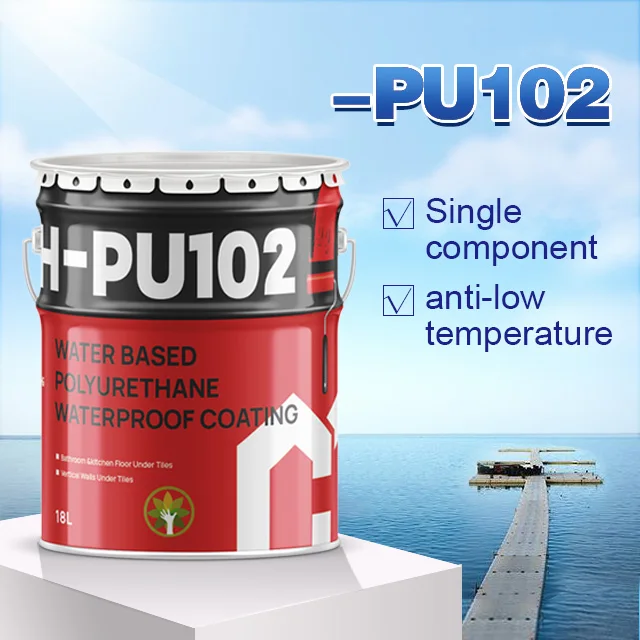 HPU 102 хорошего качества Pu пены сырье эпоксидный полиуретан водонепроницаемое покрытие