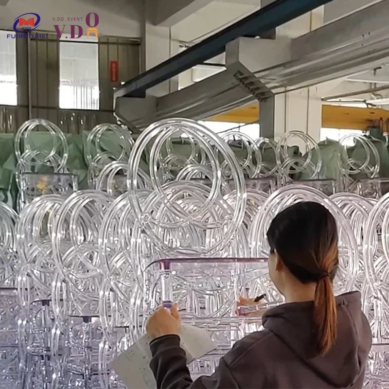 wedding event party acrylic clear chair crystal resin plastic polycarbonate clear phoenix chair