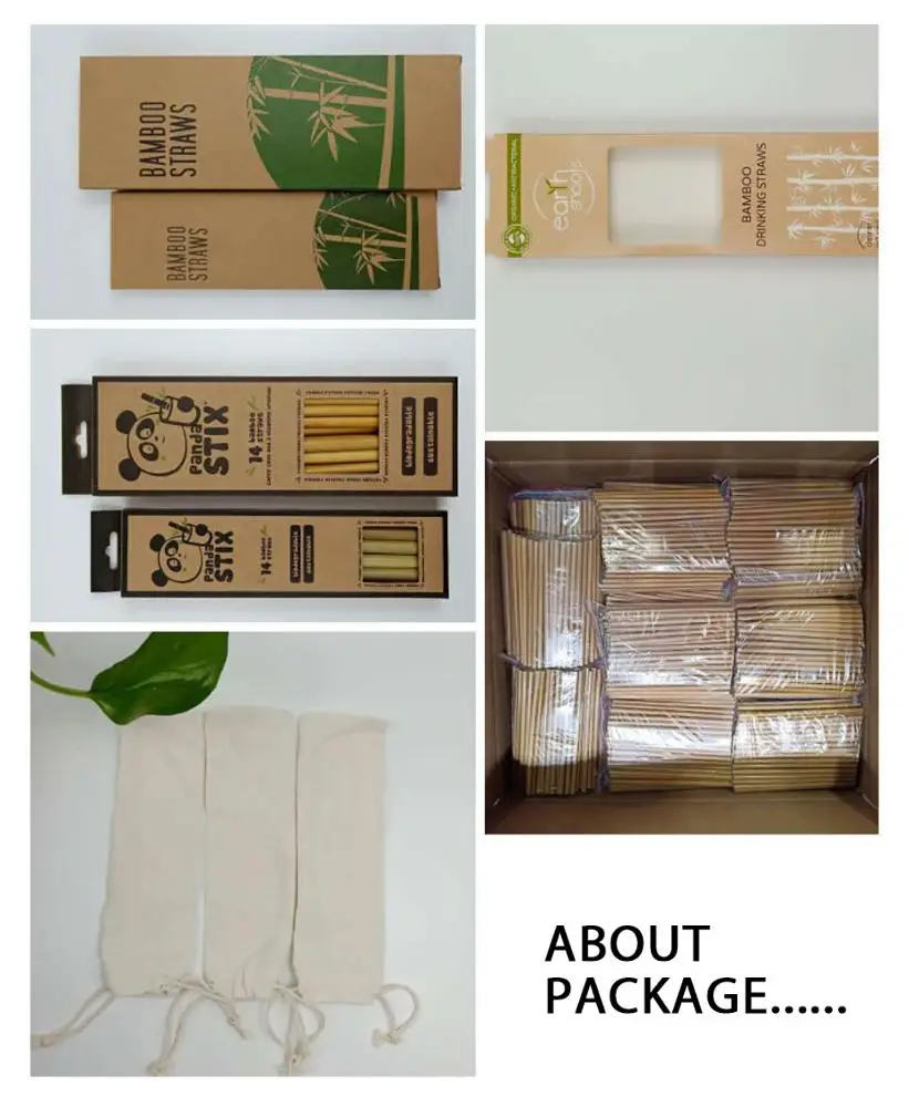 Wholesale Amazon top seller 2021 green bamboo straw sustainable eco friendly products