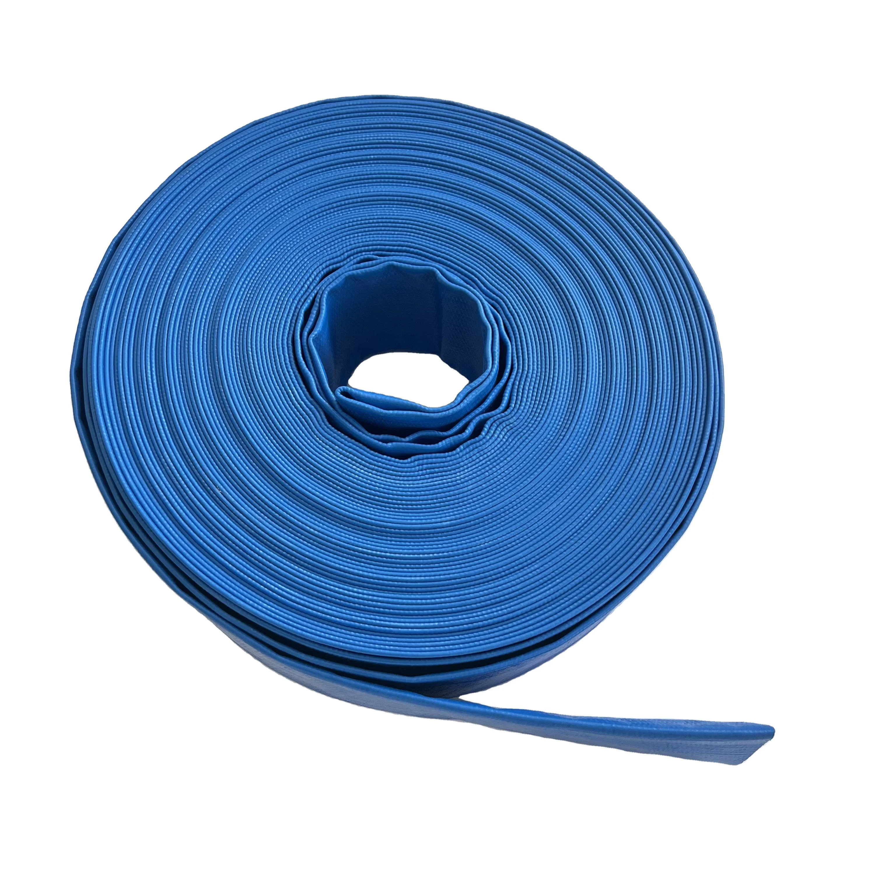 Сельскохозяйственное орошение высокого давления, ПВХ плоский разгрузочный шланг, труба