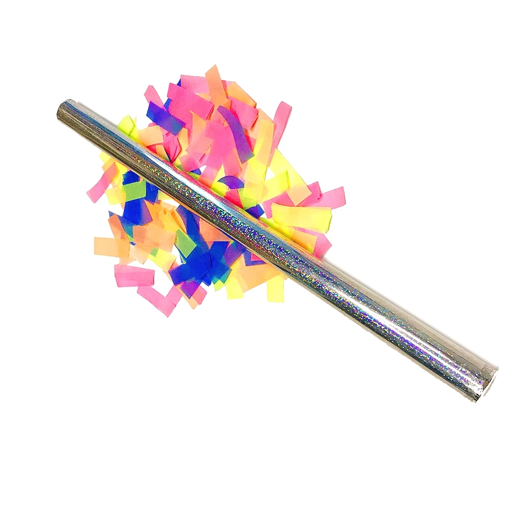 
Baby Boy Gender Reveal Party Neon Tissue Paper Confetti Magic Stick Magic Wand Sticks 