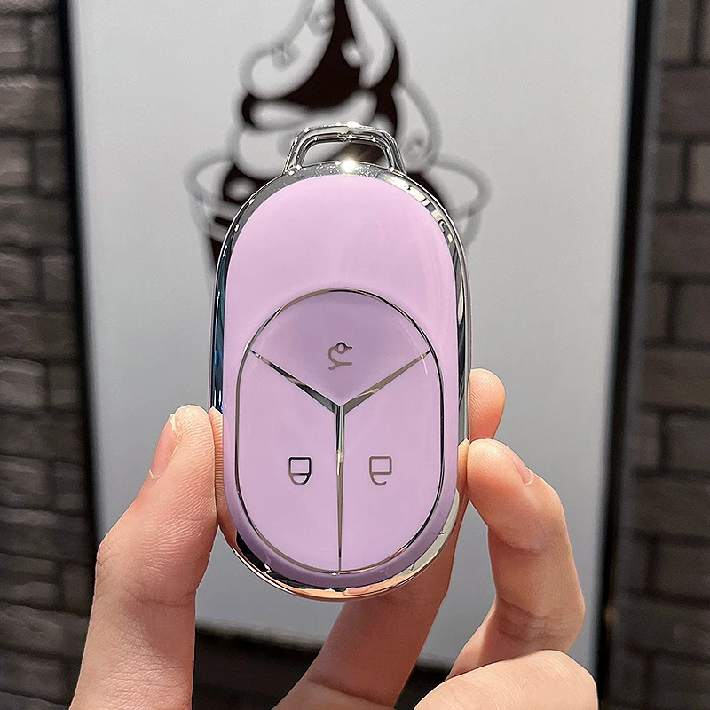 Suitable for NIO ET5 key holder, NIO ET7 car key protection case, buckle, car key remote control decoration