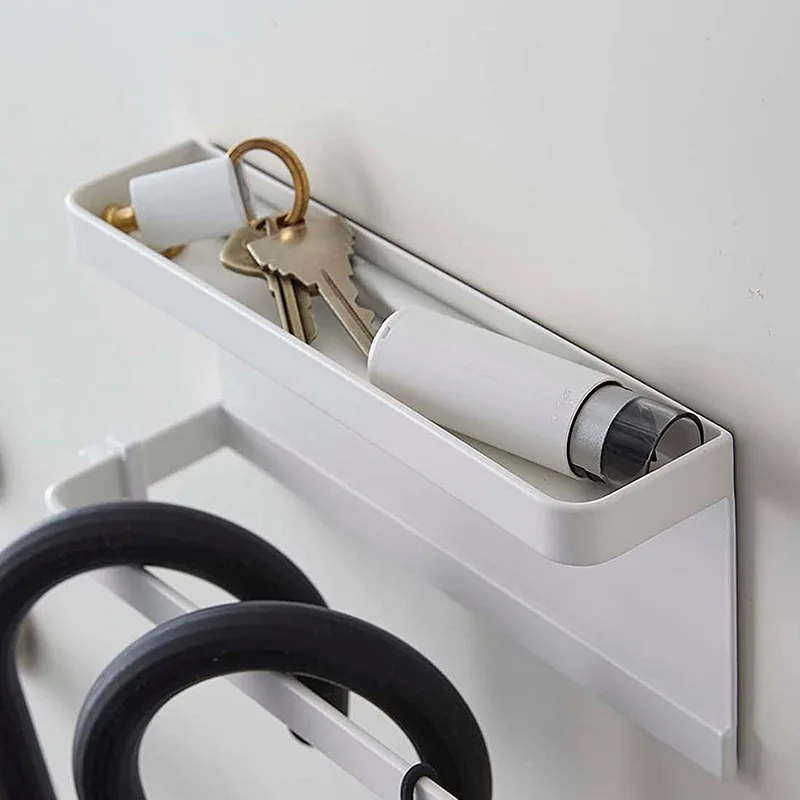 Kitchen Fridge Magnetic Wall-Mounted Storage Racks Refrigerator Display Shelf Magnetic Suction Storage Organizer Wall Rack