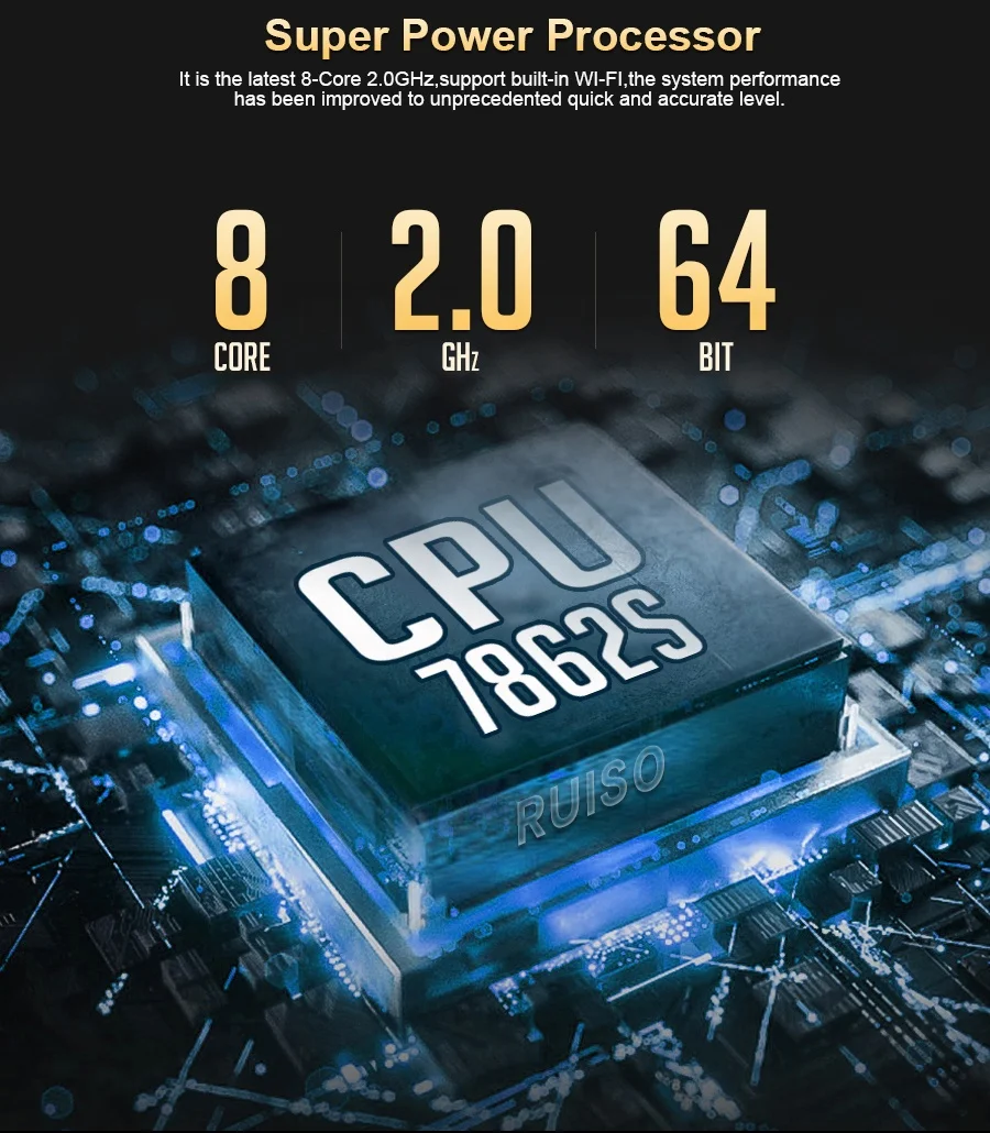 RUISO Car Radio Android Car Player For Mazda 6 II GH 2007 - 2012 Car GPS auto carplay Multimedia audio all in one stereo