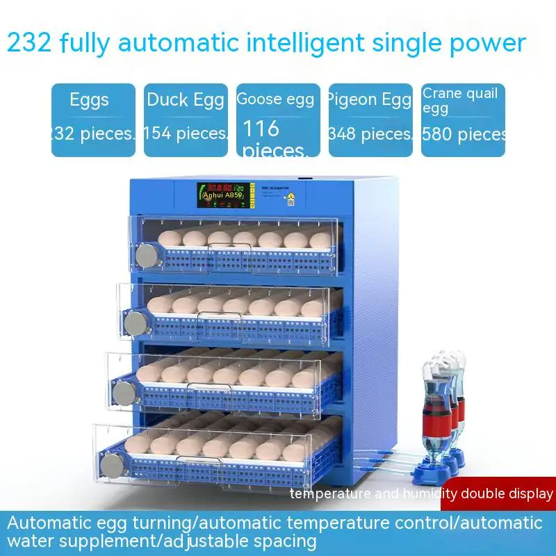 Egg Incubator 24-500  Fully Automatic  Incubators Automatic Hatching Machine Chicken Egg Incubator And Hatcher