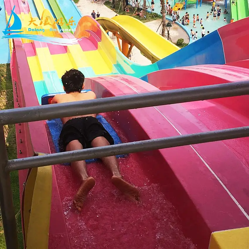 Theme Park Rides Amusement Park Equipment Adult Water Slides Commercial Mini Aquapark