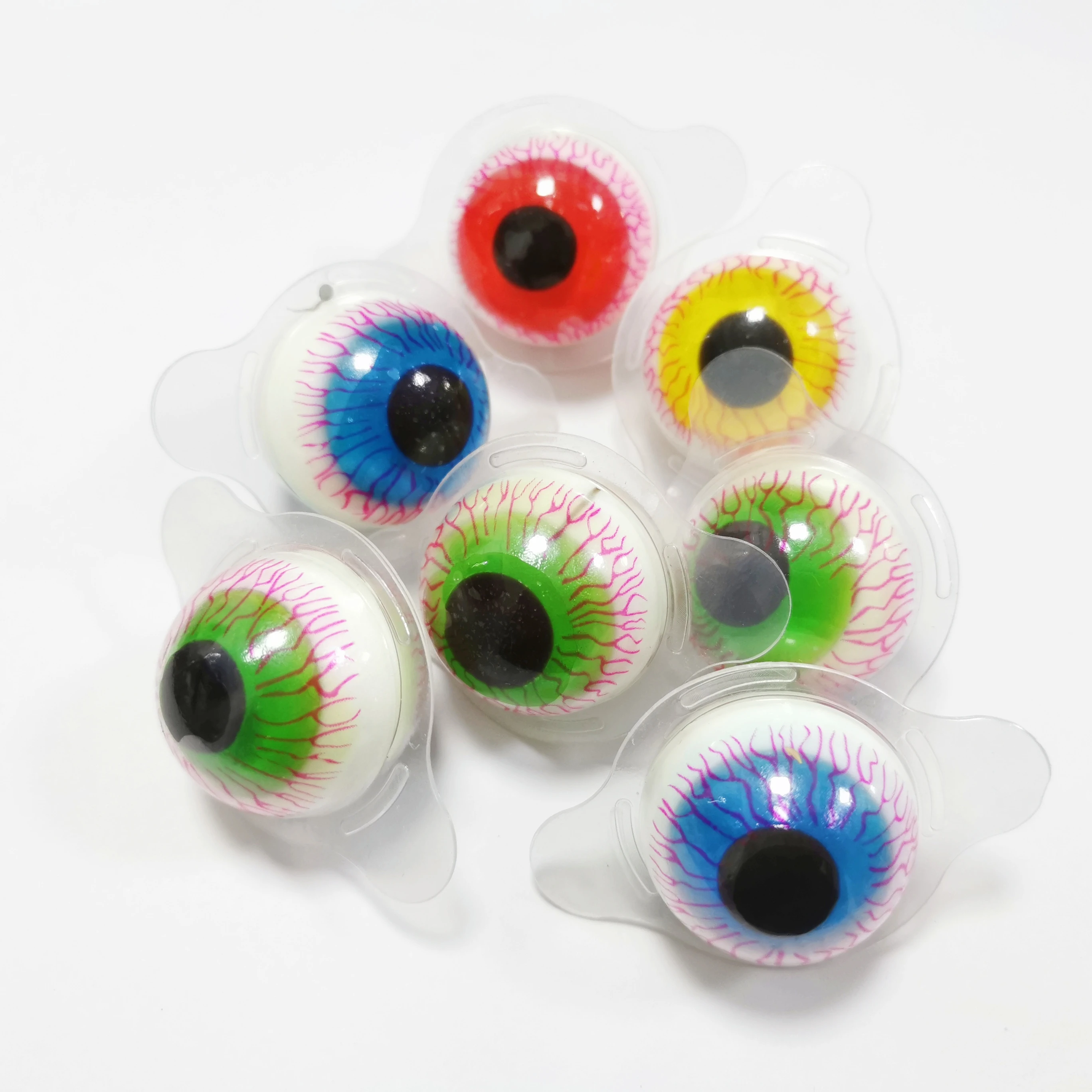 Halloween Eye ball Chewy Gummy Candy Independent Packaging sweets chewy candies